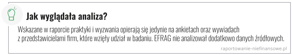 Jak wyglądała analiza do raportu?