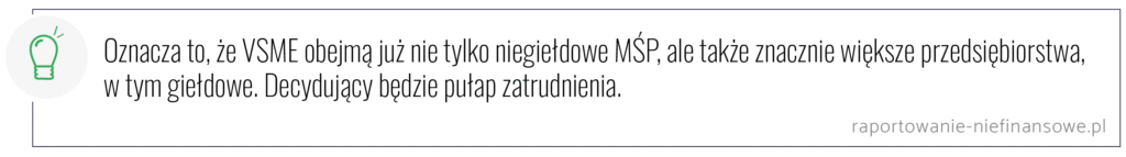 kogo obejmą dobrowolne standardy raportowania VSME